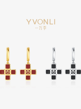 YVONLI一万李旗舰店上上签幸运十字花项链女生日新年礼物项链