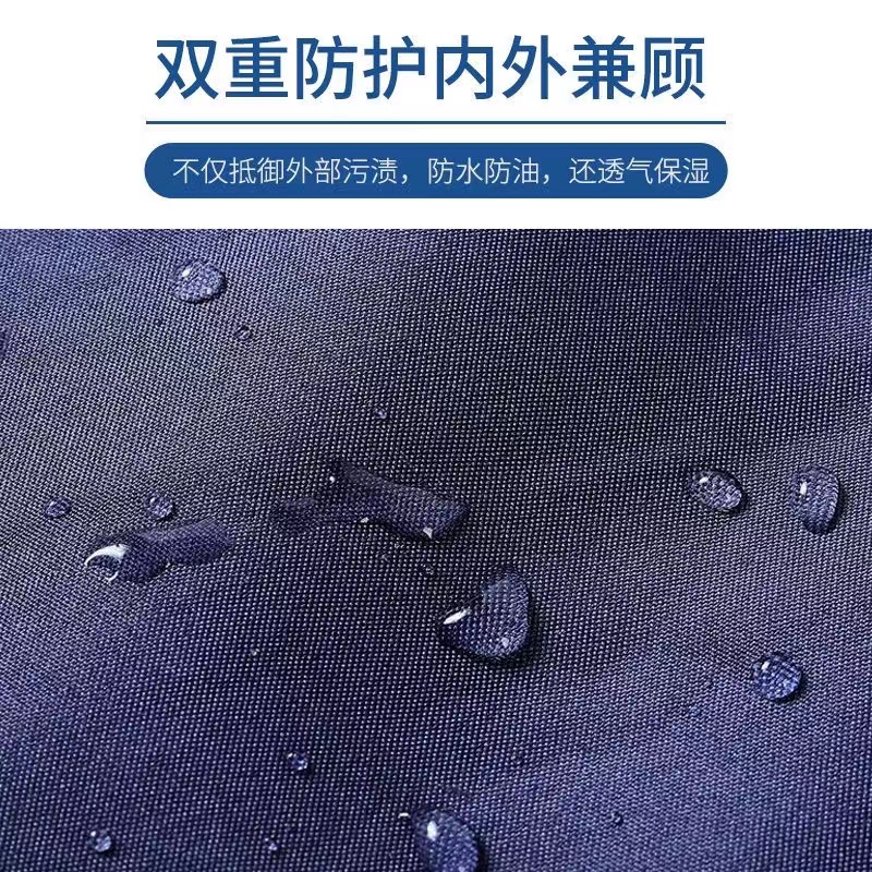 加绒加厚罩衣防水防油工作服大褂围裙长袖护衣男女搬运工秋冬外套