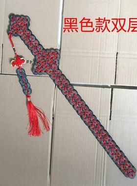 李火旺铜钱剑骨架挂件五帝钱宝剑玄关卧室装送礼中式工艺摆件客厅