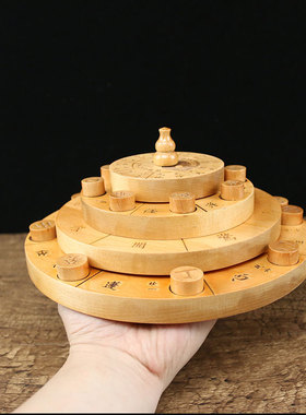 奇门遁甲罗盘桃木随身携带