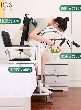 液压移位机瘫痪老人护理移位器多功能升降残疾人辅助起身移位椅