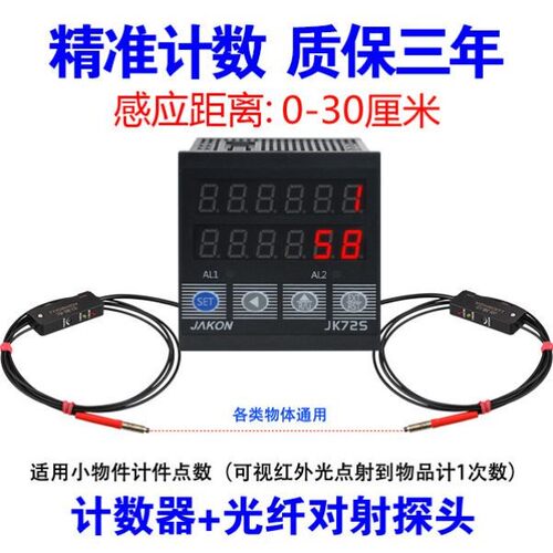 流水线计数器电子数显输送带点包数机红外线自动感应工业记件数器 - 图2
