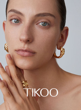 TIKOO轻奢高级感大耳圈明星同款