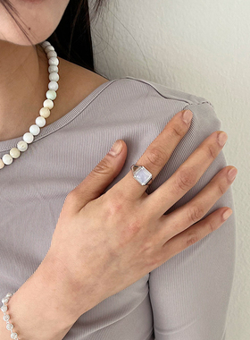 YAXN复古简约戒指女ins潮时尚个性小众设计食指指环高级感戒指女