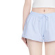 BM Striped Strap Shorts Women's 2026 Summer New Wide-leg Pants Slimming Legs Long Loose Versatile Casual Pants