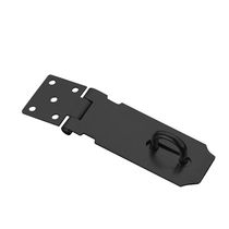 Building Junklock Catch Stainless Steel Catch Door Nose Buckle Lock Plate DOOR Bolt Padlock Door Bolt black 5