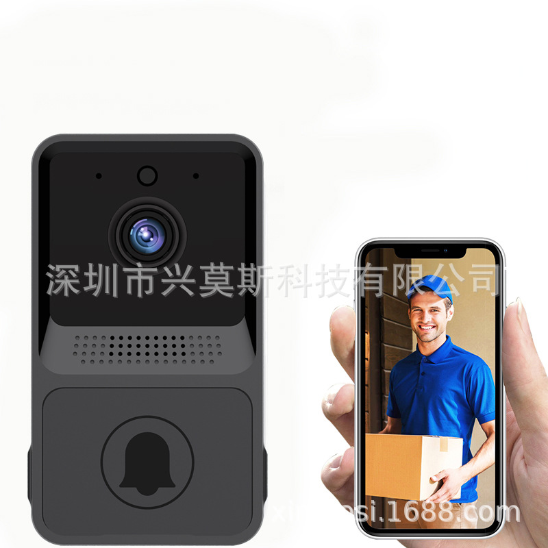 低功耗V5可视门铃 WIFI无线门铃夜视高清智能云存储门铃跨境提供-图2