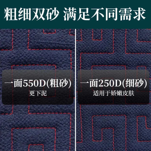 男士专用粗砂拉背条搓澡巾加厚长条强力后背搓泥搓澡家用浴室用品 - 图3