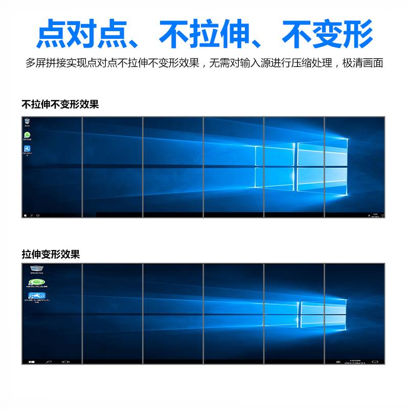 品点对点三四视频拼接处理器不拉伸变形1进5679出多屏宝扩展仪新 - 图1