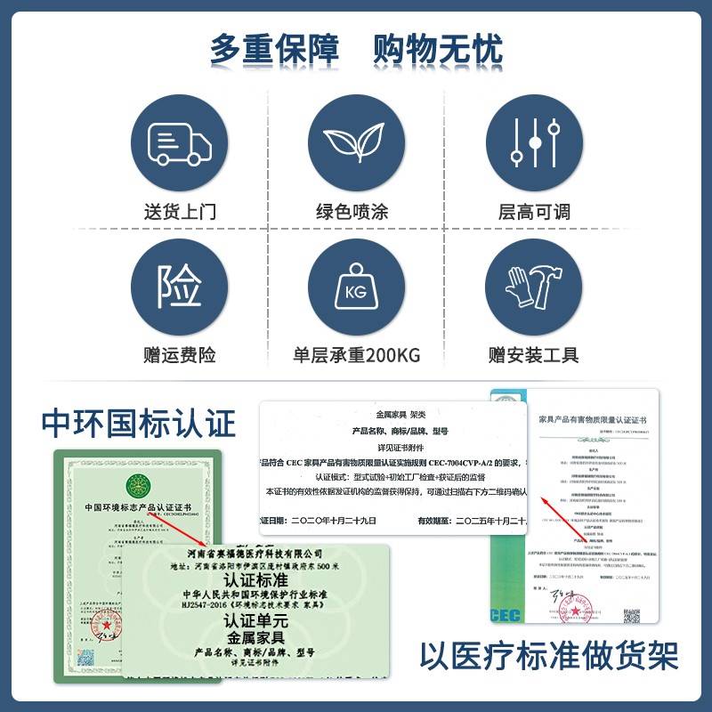 家用货架置物架多层落地阳台储藏间杂物收纳架钢制商用超市展示架