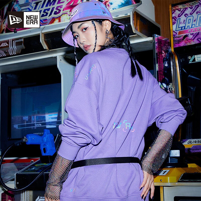 NewEra纽亦华春秋男女款炫彩反光毛圈里休闲运动圆领卫衣13095684,淘宝优惠券,粉丝福利购,淘宝优惠卷