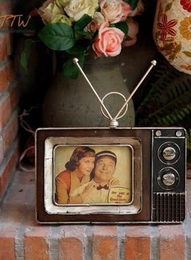 复古系列陈列软装饰收音机电视毕业季同学朋友送礼餐厅铁艺摆件