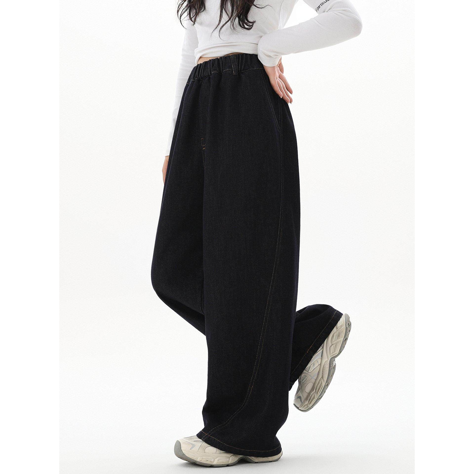 胖女童阔腿牛仔裤儿童秋冬装加肥加大码宽松中大童直筒胖女孩裤子,淘宝优惠券,粉丝福利购,淘宝优惠卷