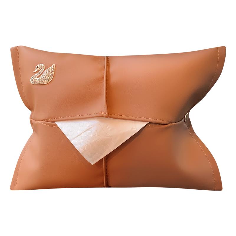 车载纸巾盒扶手箱汽车卫生纸盒挂式高级感车用纸巾挂袋车内装饰用 - 图3