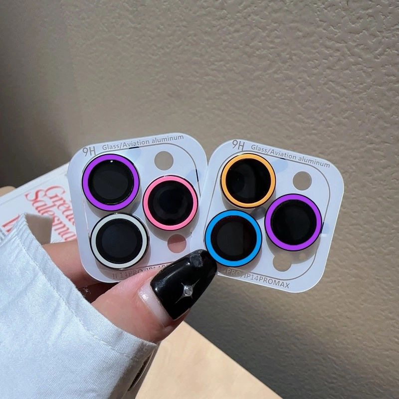 新款金属夜光iPhone17镜头膜分体15鹰眼荧光手机摄像多巴胺彩色圈,淘宝优惠券,粉丝福利购,淘宝优惠卷