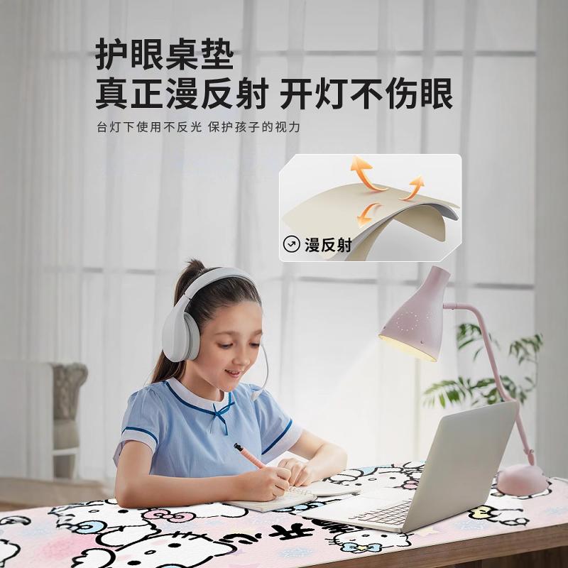 卡皮巴拉学生书桌垫护眼写字台书桌台面保护垫水豚鼠办公室桌面垫 - 图1