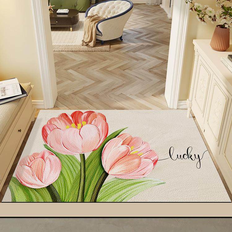 花花皮革入户地垫pvc可擦洗地毯门垫进门高级感门口脚垫自由裁剪,淘宝优惠券,粉丝福利购,淘宝优惠卷