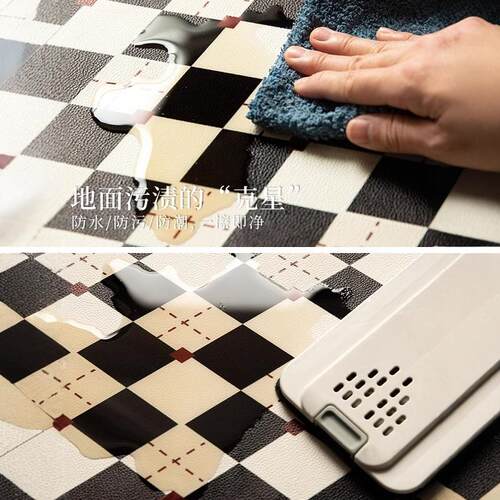 卡皮巴拉卡通入户pvc地垫防滑垫地毯可擦免洗进门可裁剪玄关脚垫 - 图1