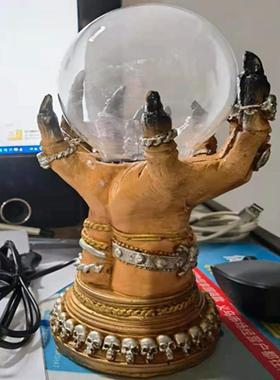 厂家一个起批魔幻场景布置个性魔手静电离子闪电光魔法球魔灯