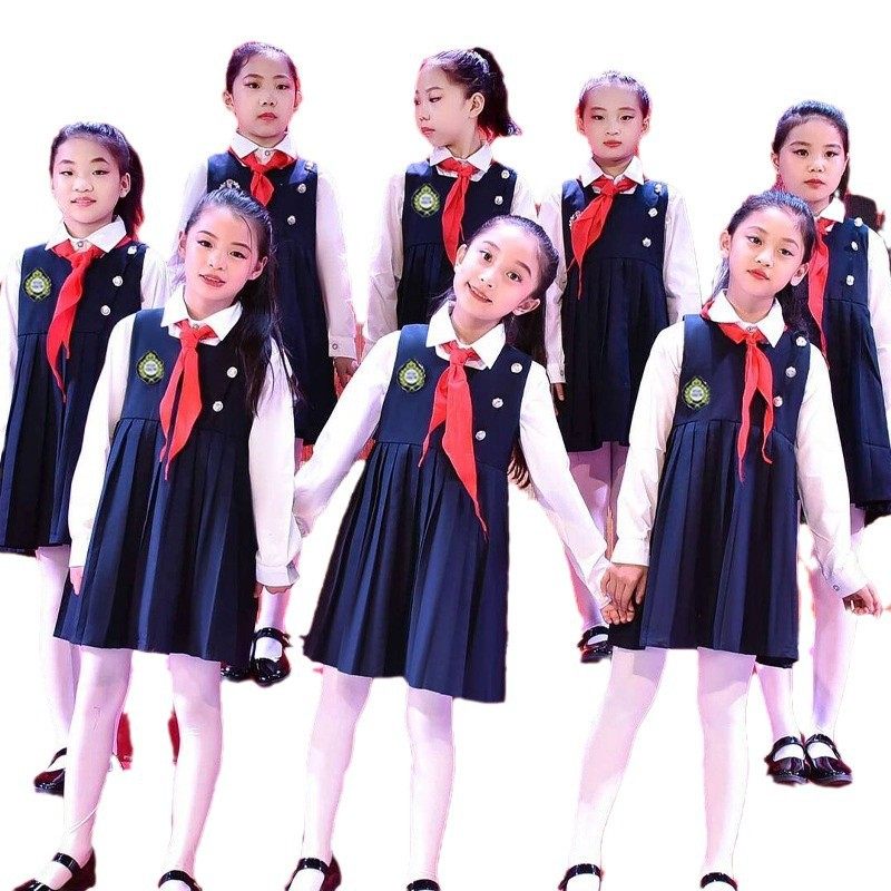 儿童演出服中小学生大合唱演出服装诗歌朗诵合唱团幼儿舞蹈礼服,淘宝优惠券,粉丝福利购,淘宝优惠卷
