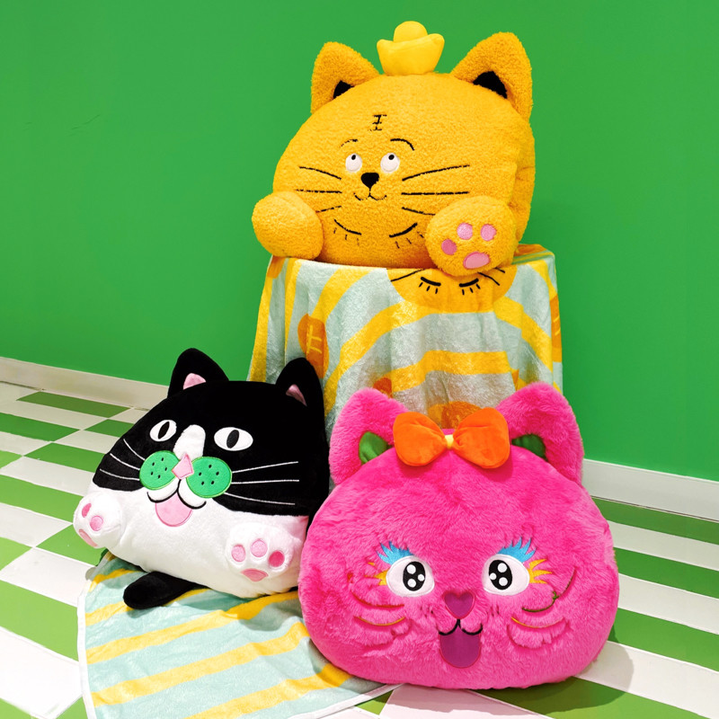 UODYCOCO有蒂棵棵原创可爱毛绒抱枕被子两用办公室午睡毯子靠枕,淘宝优惠券,粉丝福利购,淘宝优惠卷