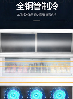 喜莱盛硬质冰淇淋柜冰激凌柜展示柜商用冰柜硬冰冷冻柜雪糕柜商场