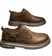 Bull family men's shoes flagship store genuine leather large leather shoes