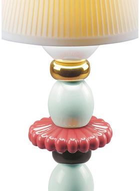 LLADRO雅致莲花萤火之光无线台灯饰品高级感卧室客厅床头小夜灯