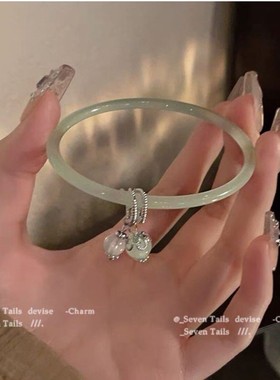 超仙叮当镯套装中式古风铃铛手链女套装轻奢小众奢小众精致蝴蝶