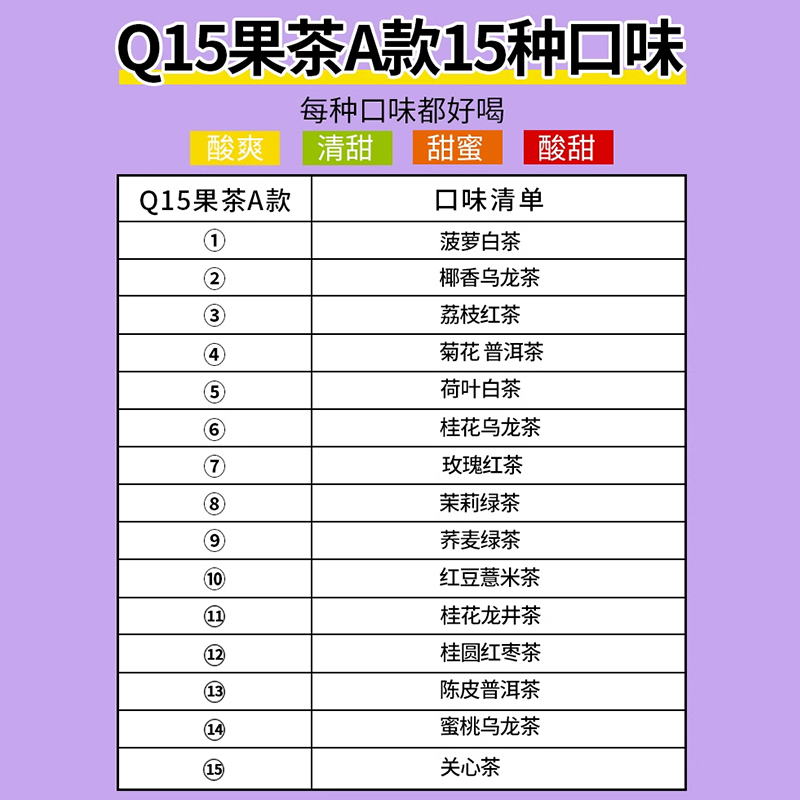 54种水果茶茶包多种口味冻干金桔柠檬百香果茶纯水果花果茶泡茶喝