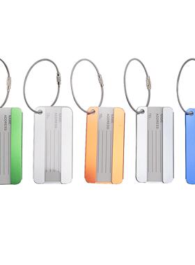 铝合金行李牌登机金属箱包飞机托运吊卡吊牌亚马逊现货工厂