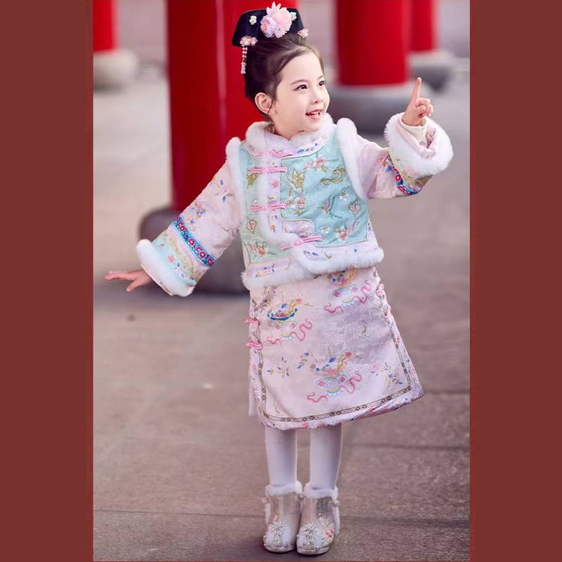 汉服出租秋冬儿童成人清朝格格阿哥国风满族服全家福演出古装租借,淘宝优惠券,粉丝福利购,淘宝优惠卷