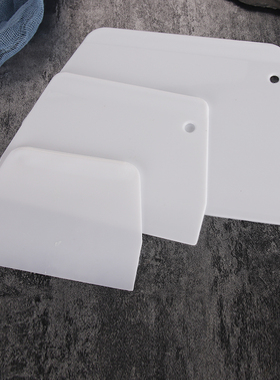 烘焙工具塑料梯形刮刀大号肠粉刮板切面刮片蛋糕奶油抹刀胶板包邮