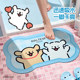A little naughty, line puppy water-absorbent quick-drying foot mats, toilet door bathroom non-slip floor mats for home use