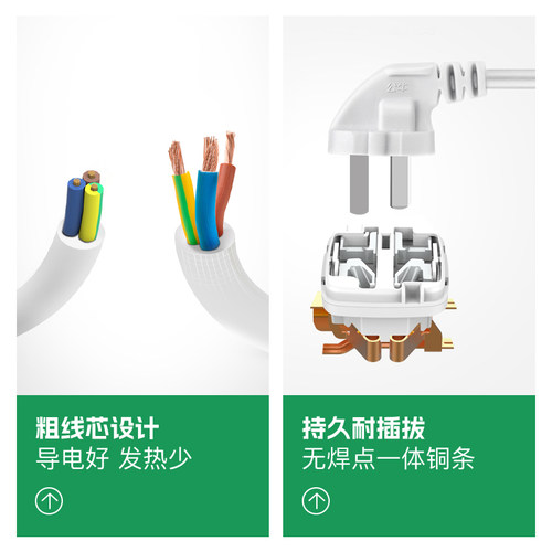 会员精选公牛插座多功能延长线插排排插接线板 - 图0