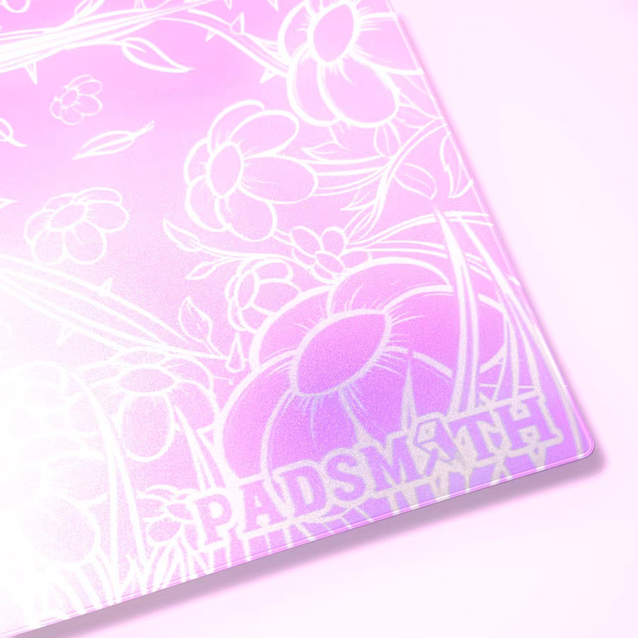 PADSMITH 皇后V2-Rosa同款电竞钢化玻璃鼠标垫FPS打瓦【复刻版】 - 图3
