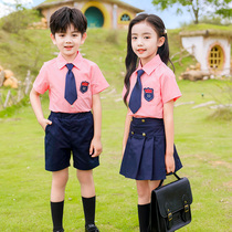 61 Suit Elementary School Students Class Clothing Summer Graduation Photos Clothing Kindergarten Garden Clothing Summer Inn Academy Wind School Uniforms