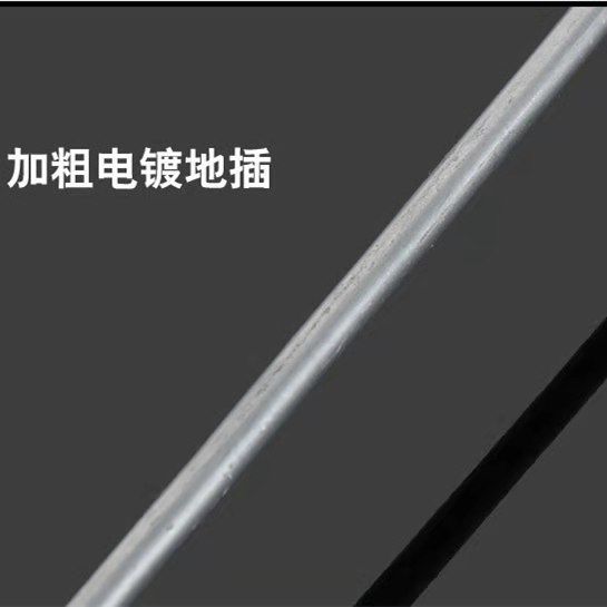 钓鱼海竿简易支架 钓鱼抛竿支架筏杆炮台金属插地支架渔具 - 图3