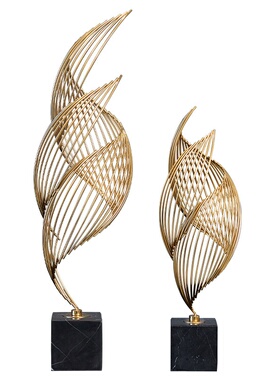 现代轻奢风摆件电视柜创意高档客厅玄关酒柜工艺术装饰品北欧家居