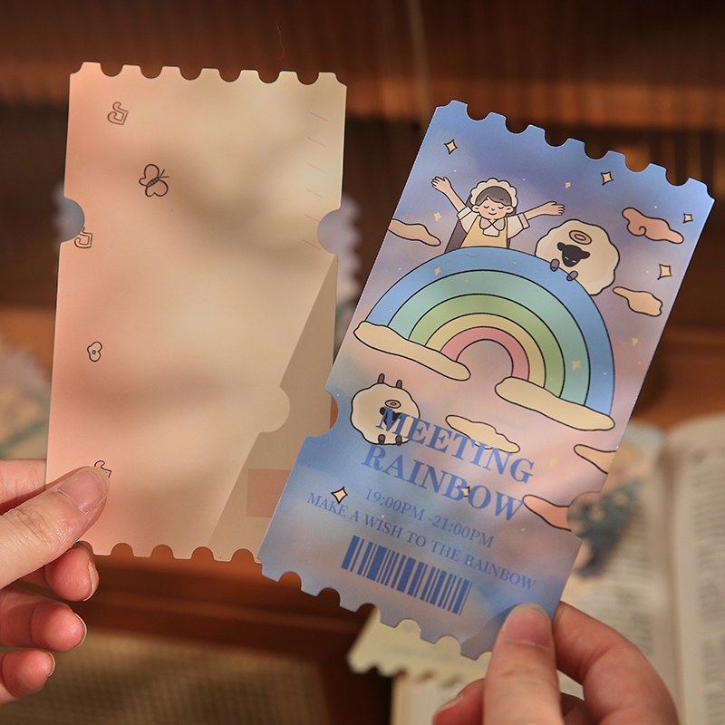 20 non-repeating Dreamland ticket postcards