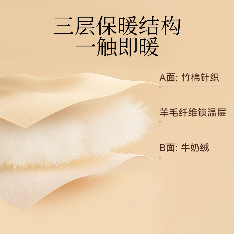 英氏儿童A类竹棉羊羔毛被子秋冬加厚保暖被子幼儿园宝宝午睡毯子