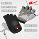 Pull-back fitness gloves for men, non-slip, wear-resistant, sports irons