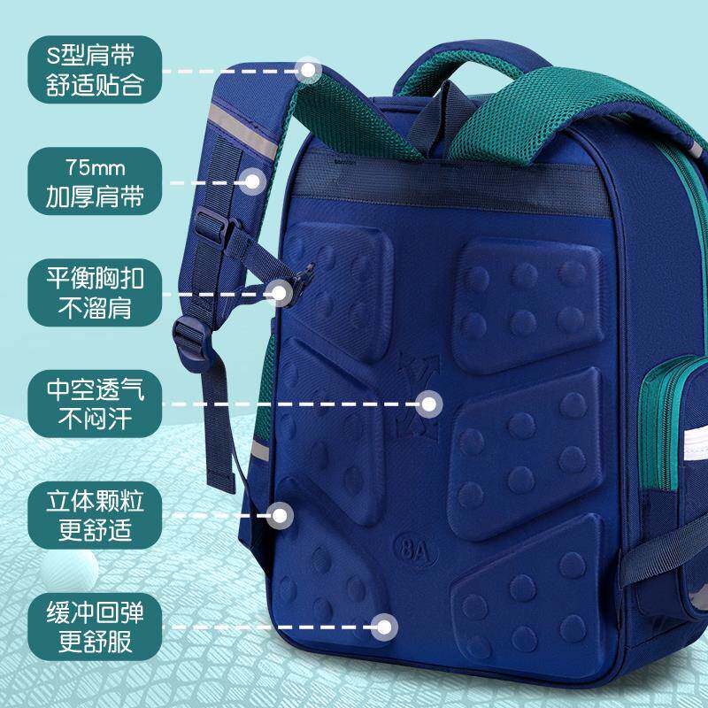新款蛋仔派对书包男小学生一二三五六年级儿童减负大容量双肩包男