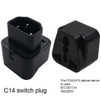 IEC 320 C14 Plug Adapter PDU Special Conversion Plug UPS