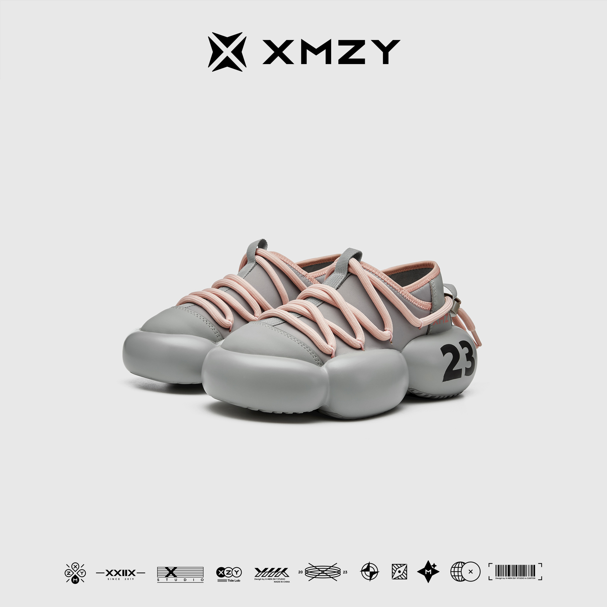 【乐野】XMZY2025夏季新款原创轻便百搭设计师款厚底时尚休闲鞋女 - 图0