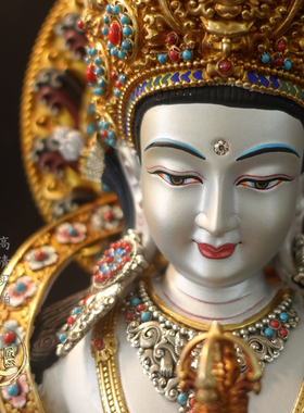 紫金莲黄铜藏式家居手工