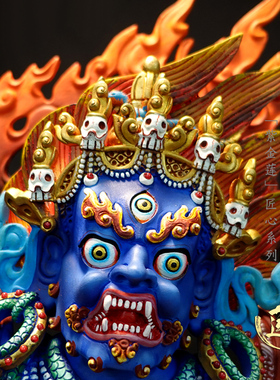 紫金莲黄铜祝福名族风手工