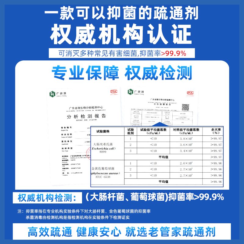 老管家管道疏通剂强力溶解下水道疏通神器溶解剂通下水道堵塞神器-图2