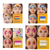 Окрашенная милая детская радужная татуировка для принцессы, 30 грамм