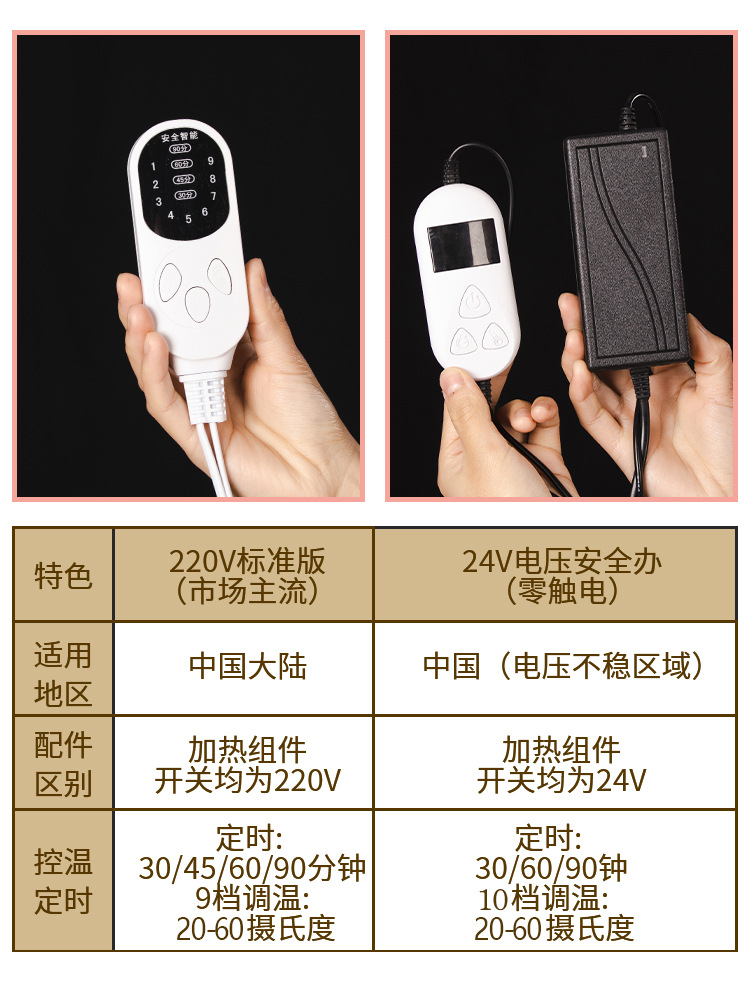 电加热艾灸帽头部理疗热敷帽子艾绒熏蒸仪偏头痛缓解助眠神器家用 - 图3